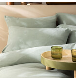 Matt & Rose Duvet cover Moss green - 140 x 200 + 63 x 63 cm - Muslin Cotton
