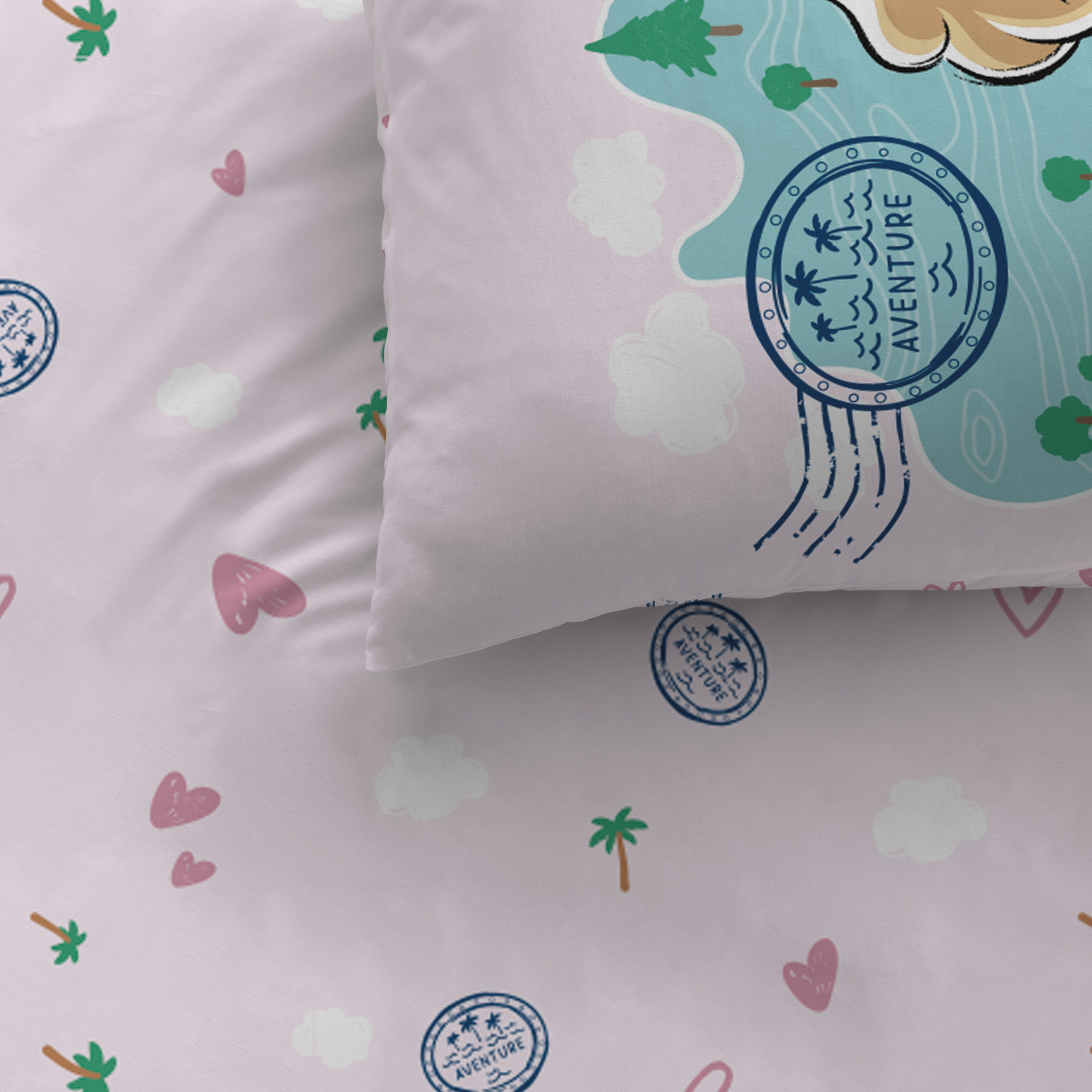Paw Patrol Duvet cover Voyage - 140 x 200 + 63 x 63 cm - Cotton