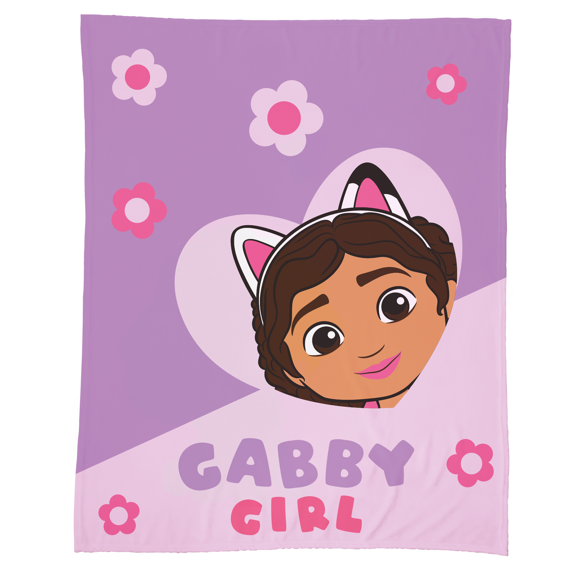 Gabby's poppenhuis Fleece plaid Magique Coeur - 125 x 150 cm - Polyester