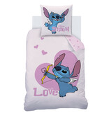 Disney Lilo & Stitch Duvet cover Cupidon - 140 x 200 + 63 x 63 cm - Cotton