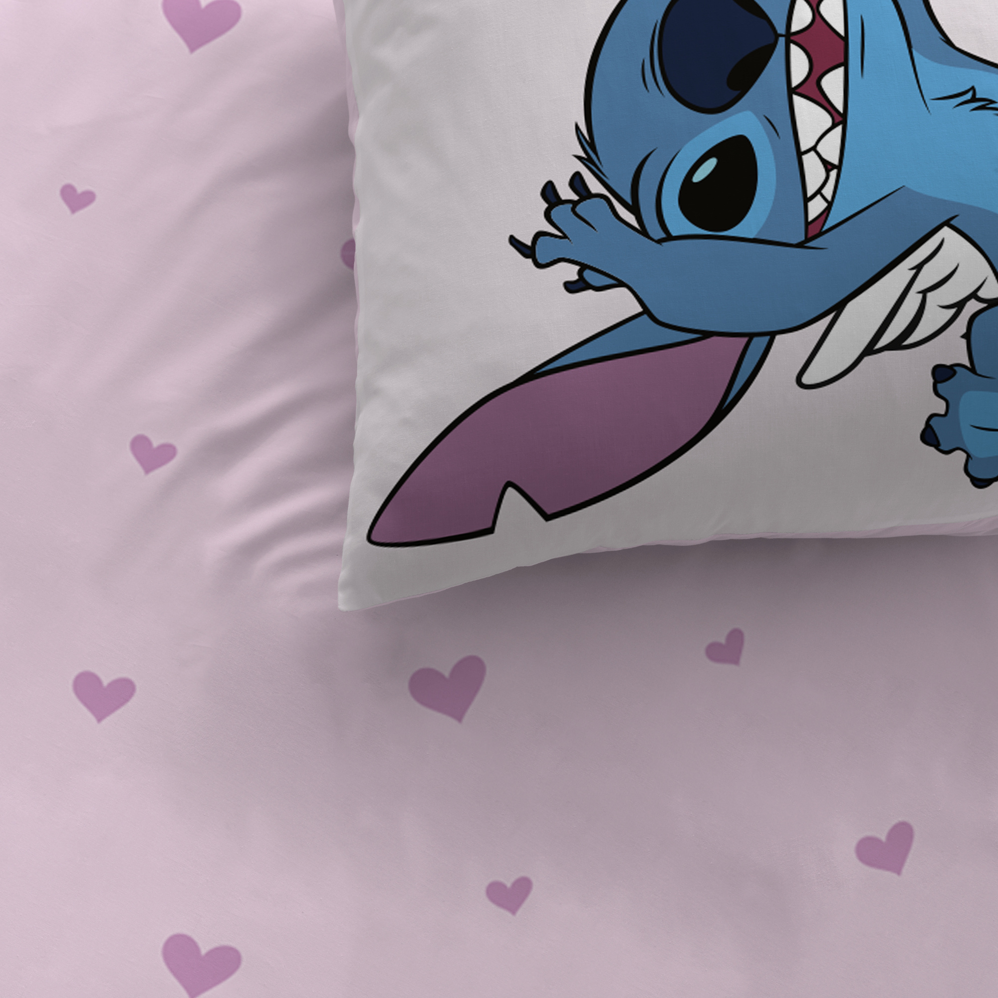 Disney Lilo & Stitch Duvet cover Cupidon - 140 x 200 + 63 x 63 cm - Cotton