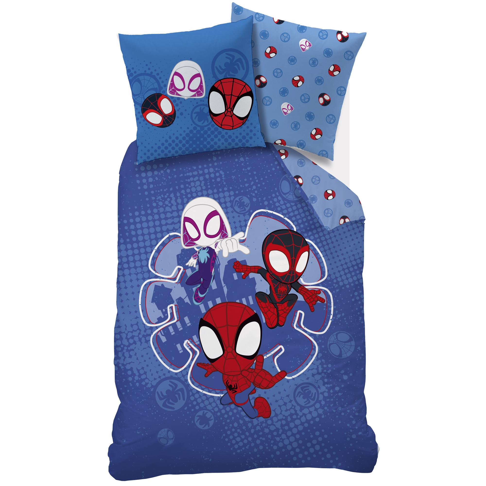 Spiderman Duvet cover Spidey Little - 140 x 200 + 63 x 63 cm - Cotton