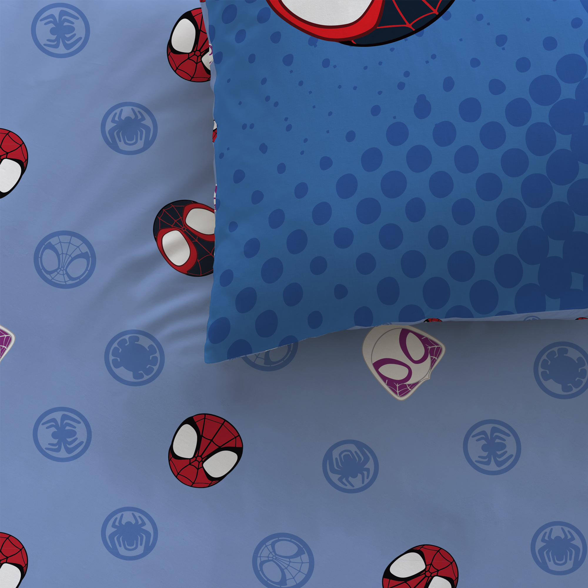 Spiderman Duvet cover Spidey Little - 140 x 200 + 63 x 63 cm - Cotton