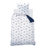 Paris Saint Germain Duvet cover Devise - 140 x 200 + 63 x 63 cm - Cotton