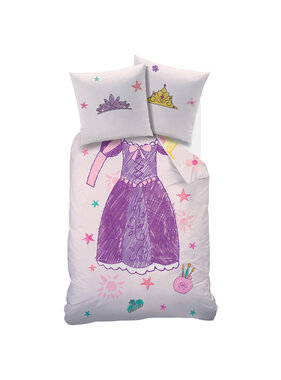 Disney Princess Duvet cover Dress 140 x 200 + 63 x 63 cm Cotton