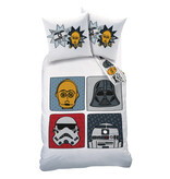 Star wars Duvet cover Portraits - 140 x 200 + 63 x 63 cm - Cotton