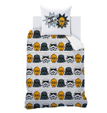 Star wars Duvet cover Portraits - 140 x 200 + 63 x 63 cm - Cotton