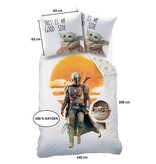 Star wars Dekbedovertrek Din Djarin - 140 x 200 + 63 x 63 cm - Katoen