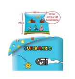Super Mario Dekbedovertrek, Wahoo! - Eenpersoons - 140 x 200 + 70 x 90 cm - Polyester