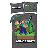 Minecraft Dekbedovertrek Sword - 140 x 200 + 70 x 90 cm - Polyester