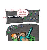 Minecraft Dekbedovertrek Sword - 140 x 200 + 70 x 90 cm - Polyester