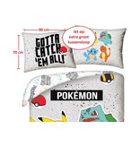 Pokemon Dekbedovertrek Charmander - Eenpersoons - 140 x 200 + 70 x 90 cm - Polyester