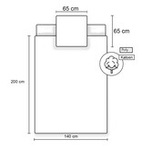 Disney Lilo & Stitch Dekbedovertrek 2 Cute - 140 x 200 cm + 65 x 65 cm - Polykatoen