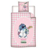 Disney Lilo & Stitch Dekbedovertrek Very Tired - 140 x 200 + 65 x 65 cm - Polykatoen