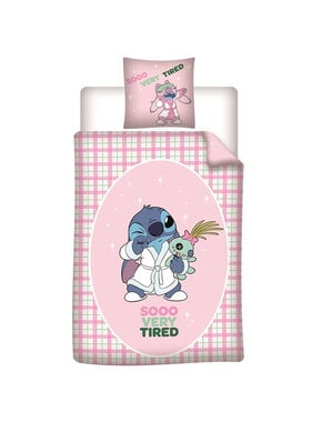 Disney Lilo & Stitch Dekbedovertrek Very Tired 140 x 200 + 65 x 65 cm Polykatoen