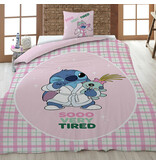 Disney Lilo & Stitch Dekbedovertrek Very Tired - 140 x 200 + 65 x 65 cm - Polykatoen