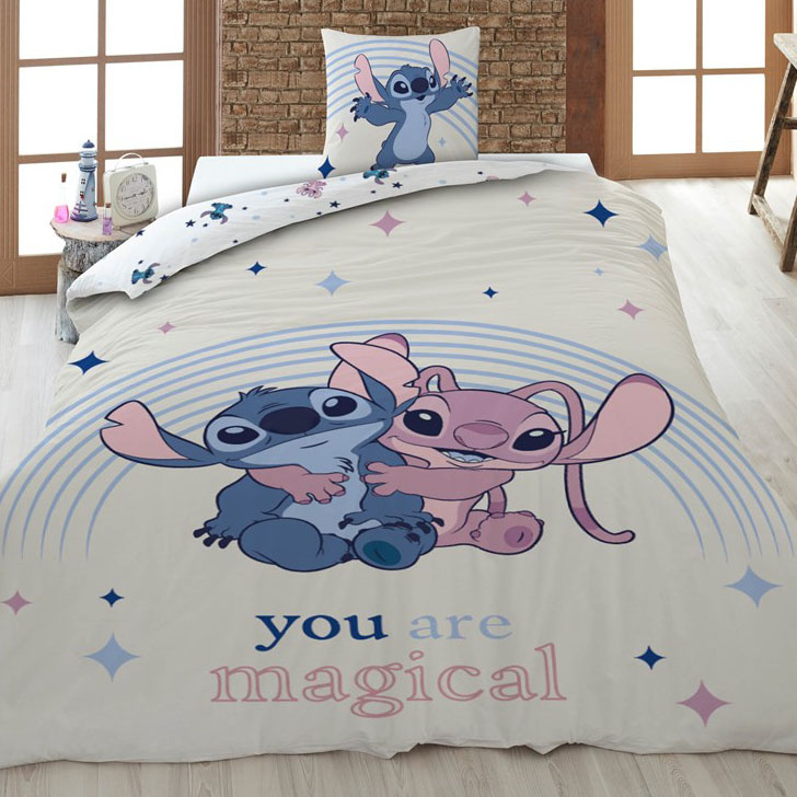 Disney Lilo & Stitch Duvet cover Magical - 140 x 200 + 65 x 65 cm - Polycotton