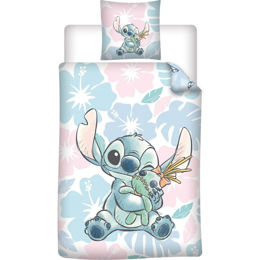 Disney Lilo & Stitch Dekbedovertrek Scrump - 140 x 200 + 65 x 65 cm - Polykatoen