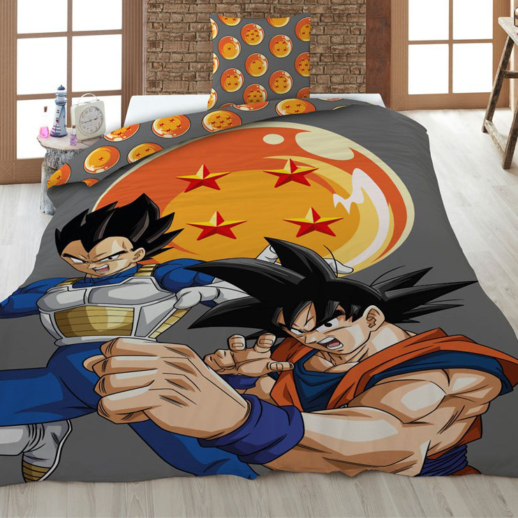Dragon Ball Z Duvet cover Vegeta - 140 x 200 + 65 x 65 cm - Polycotton