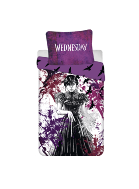 Wednesday Dekbedovertrek Raven 140 x 200 / 70 x 90 cm Polyester
