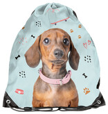PASO Gym bag Swim bag Dachshund - 45 x 34 cm - Polyester