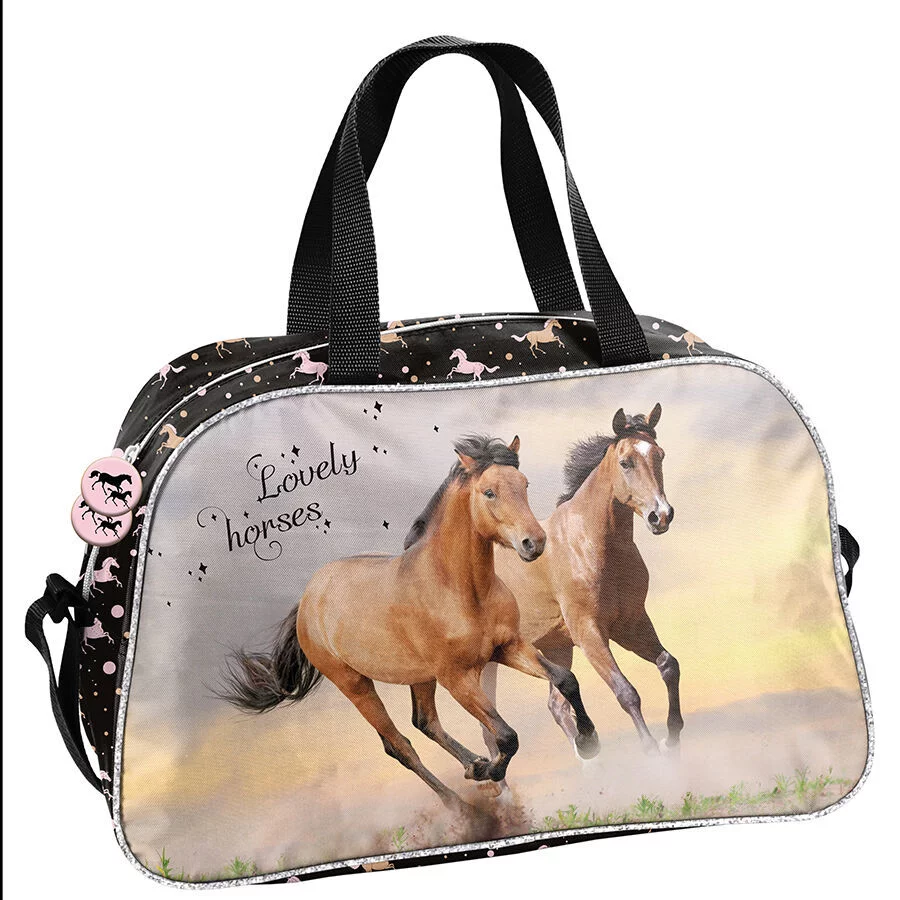 PASO Shoulder bag Horses - 40 x 25 x 15 cm - Polyester