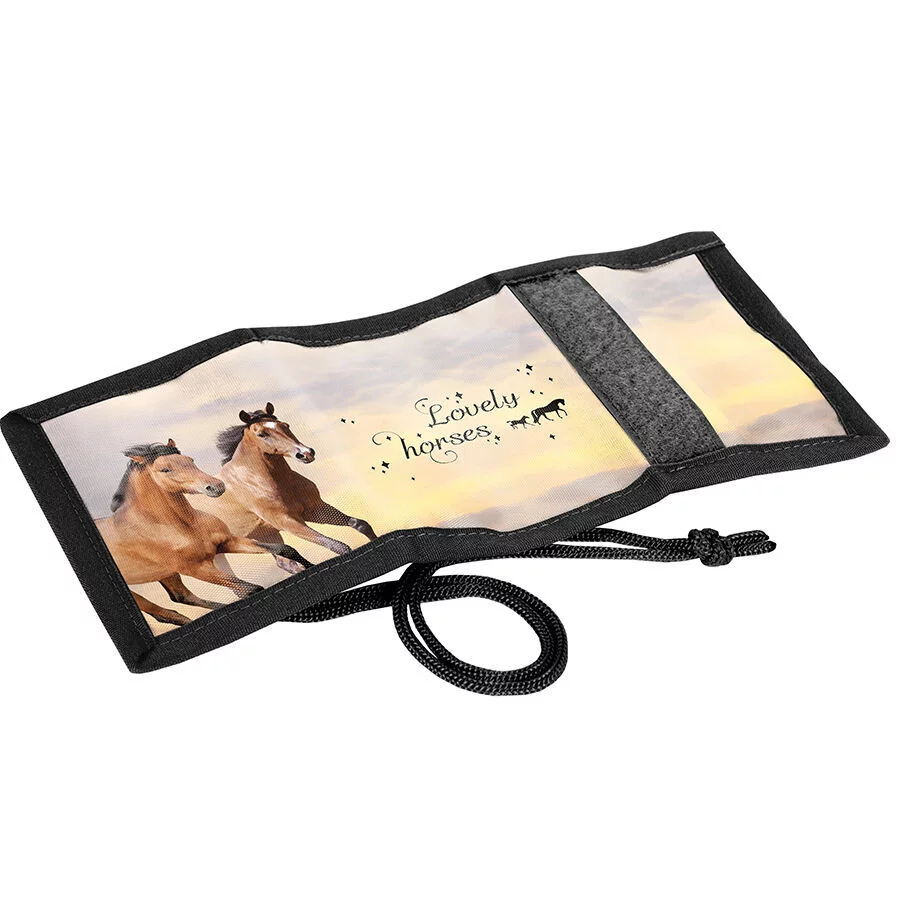 PASO Wallet Horses - 12 x 8.5 cm - Polyester