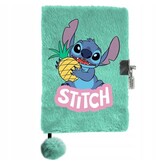Disney Lilo & Stitch Dagboek A5 Ananas - gelinieerd - met slot - 15 x 21 x 3 cm