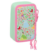 Disney Princess Filled Pencil Case Bloom - 37 pieces - 19.5 x 12.5 x 5.5 cm - Polyester