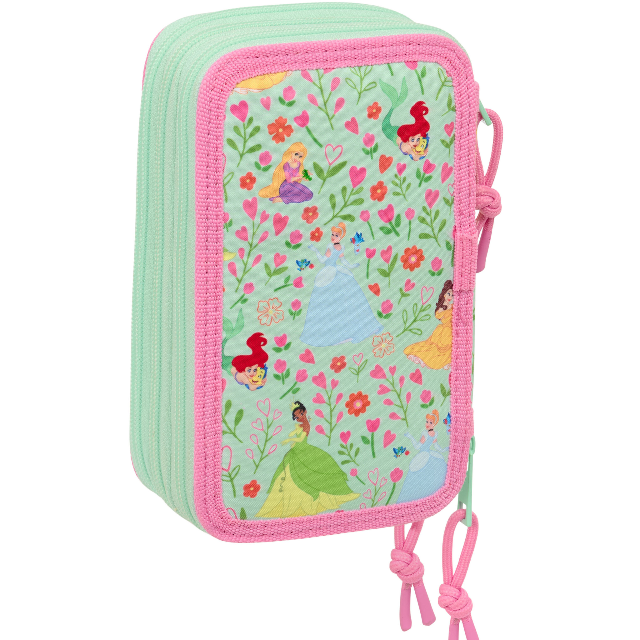 Disney Princess Filled Pencil Case Bloom - 37 pieces - 19.5 x 12.5 x 5.5 cm - Polyester