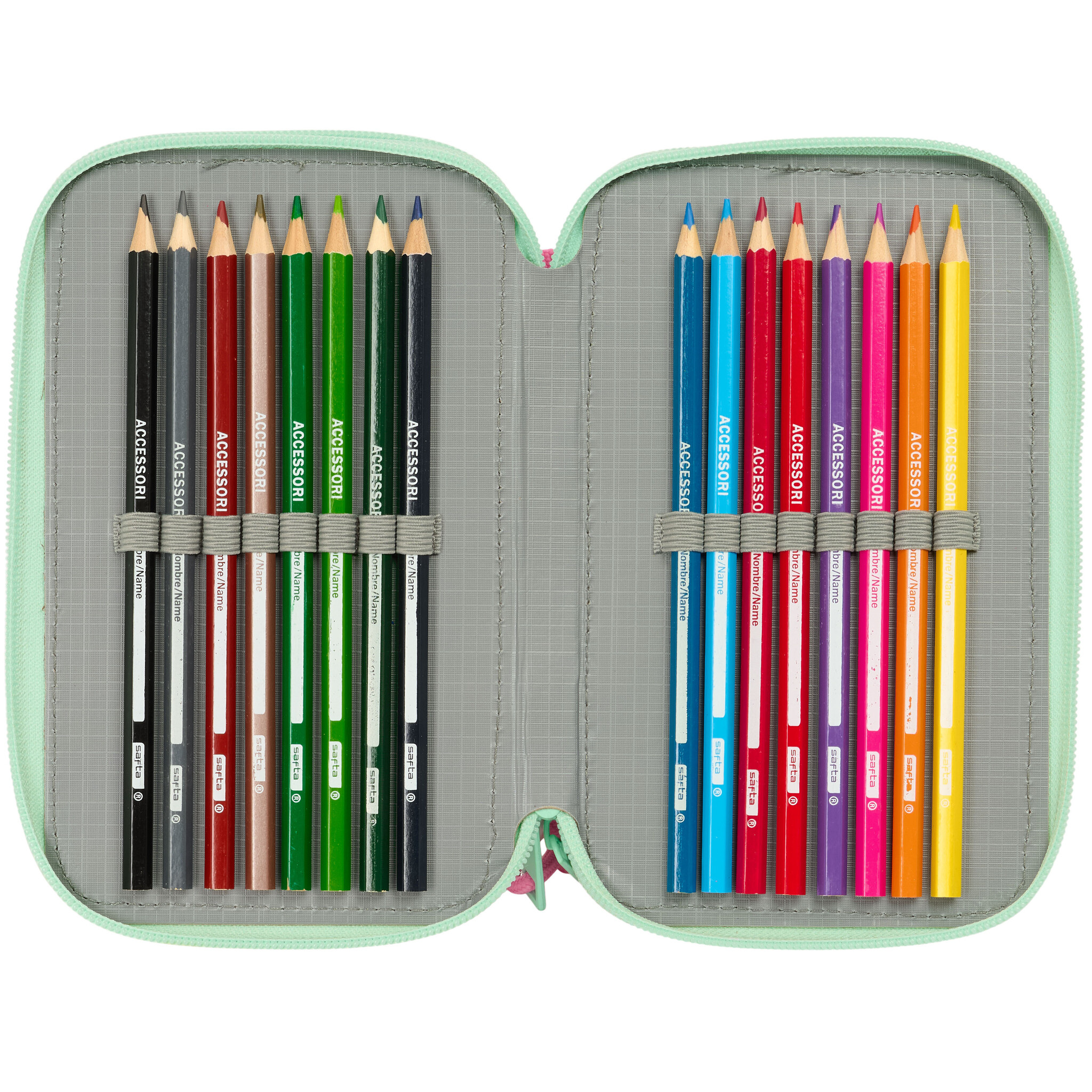 Disney Princess Filled Pencil Case Bloom - 37 pieces - 19.5 x 12.5 x 5.5 cm - Polyester