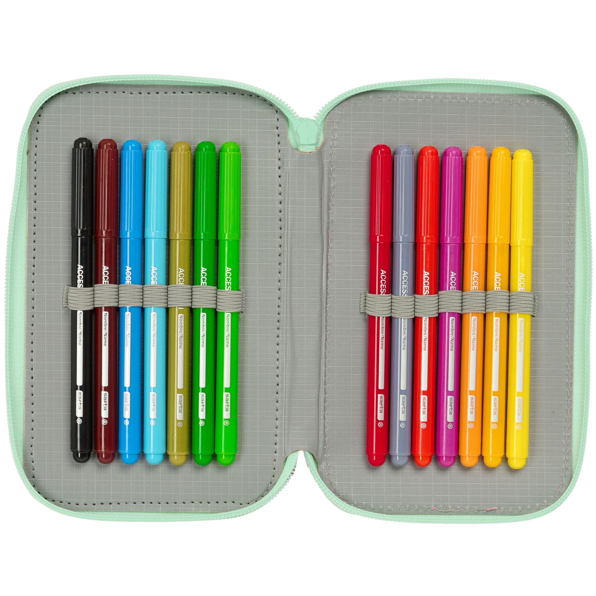 Disney Princess Filled Pencil Case Bloom - 37 pieces - 19.5 x 12.5 x 5.5 cm - Polyester