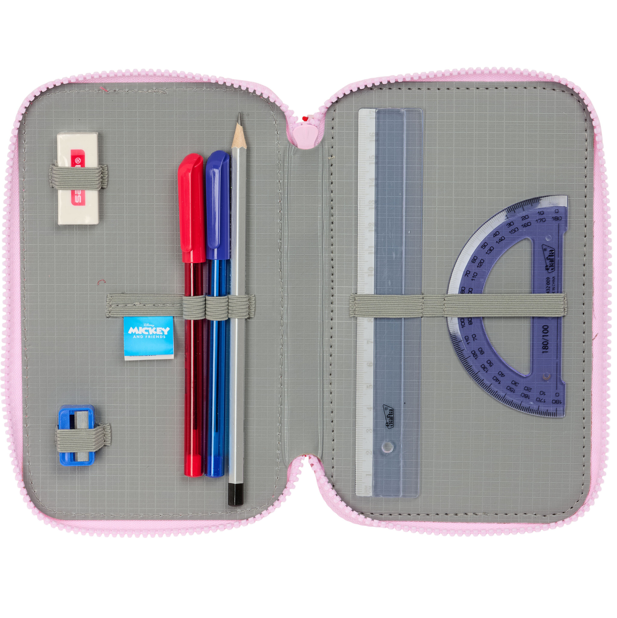 Disney Minnie Mouse Filled Case Hello - 37 pieces - 19.5 x 12.5 x 5.5 cm - Polyester