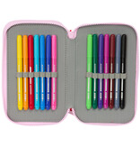 Disney Minnie Mouse Filled Case Hello - 37 pieces - 19.5 x 12.5 x 5.5 cm - Polyester