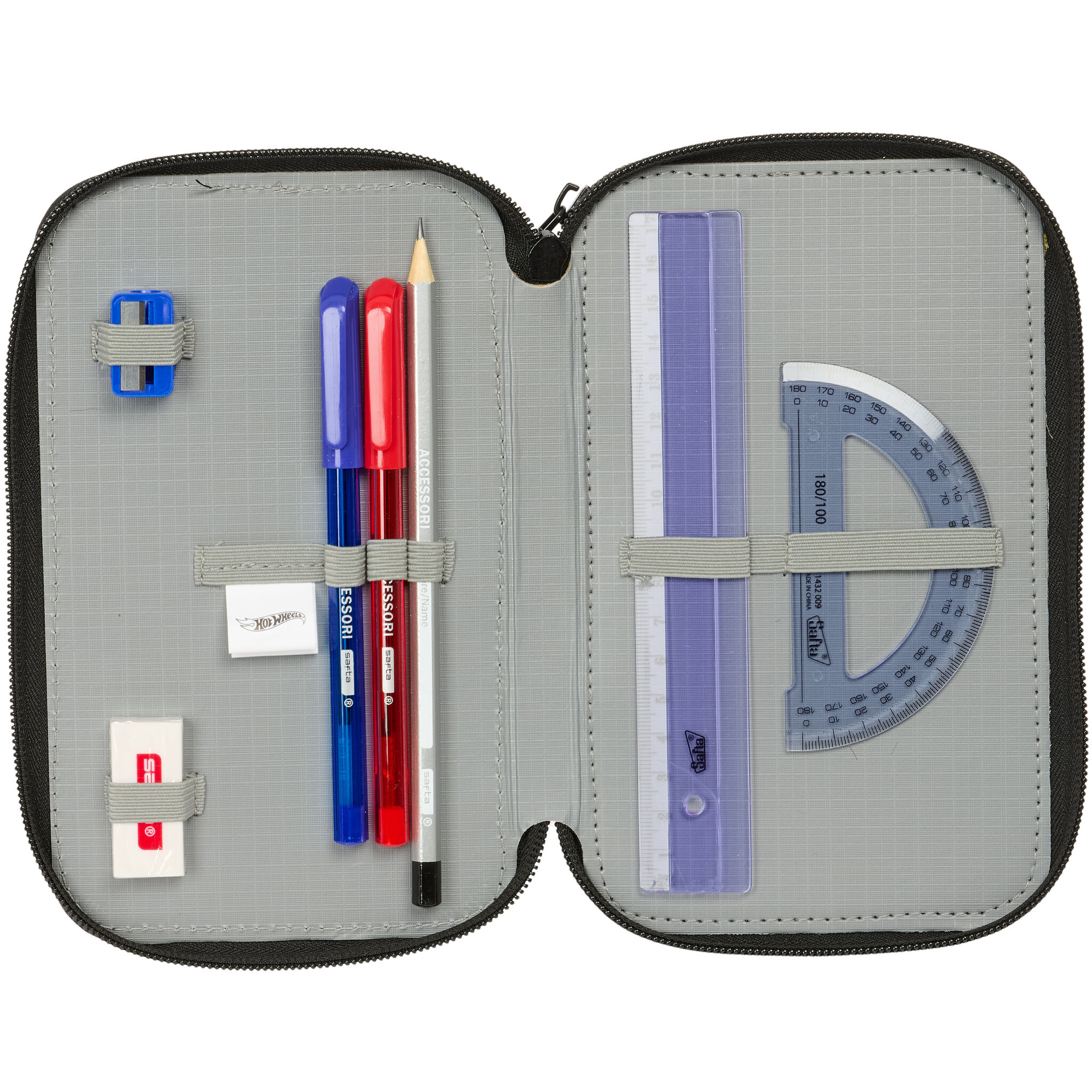 Hot Wheels Filled Case Let's Race - 37 pieces - 19.5 x 12.5 x 5.5 cm - Polyester