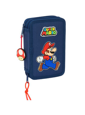 Super Mario Filled Pencil Case Trick (29 pieces) 19.5 x 12.5 cm Polyester