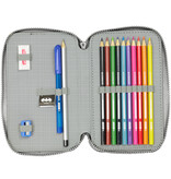 Batman Filled Pencil Case Game Over - 29 pieces - 19.5 x 12.5 x 4 cm - Polyester