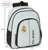 Real Madrid Rugzak White - 33 x 27 x 10 cm - Polyester