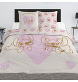 Disney Lilo & Stitch Dekbedovertrek Happy - 240 x 220 cm  + (2x) 65 x 63 cm - Polykatoen