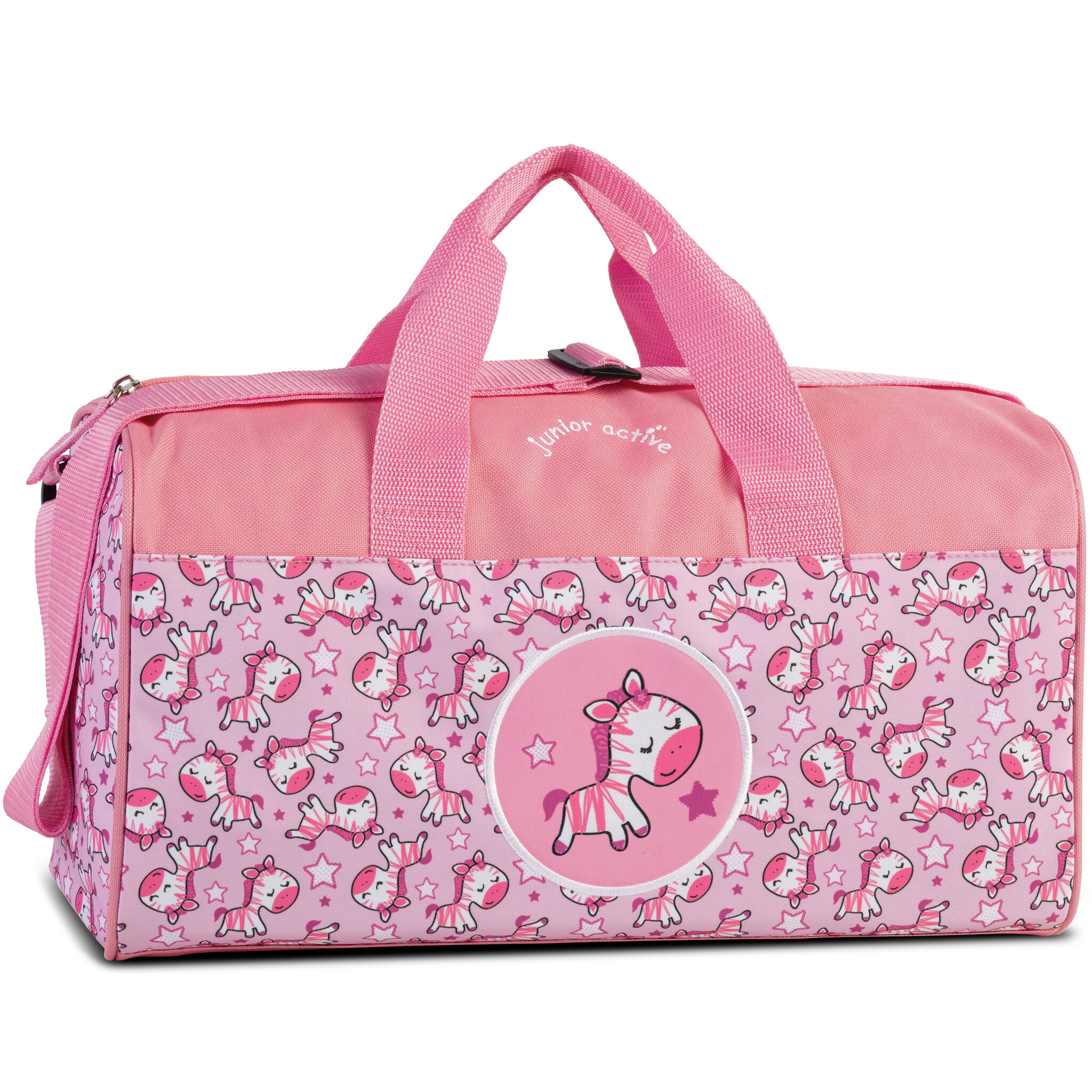 Fabrizio Zebra Shoulder Bag - 38 x 21 x 18 cm - Polyester