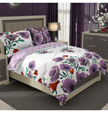Frida Kahlo Duvet cover Flowers - 140 x 200 cm + 70 x 90 cm - Cotton
