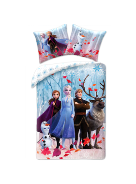 Disney Frozen Duvet cover Snow 140 x 200 cm + 50 x 70 cm Cotton
