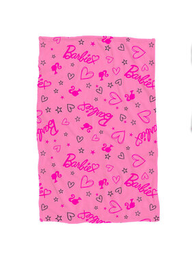 Barbie Fleece deken Heart 90 x 140 cm Polyester