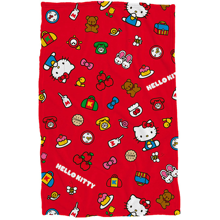 Hello Kitty Fleece blanket Cookie - 90 x 140 cm - Polyester