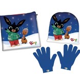 Bing Bunny Set hat, scarf and gloves Winter - ONE SIZE 3-6 yrs - Polyester Fleece