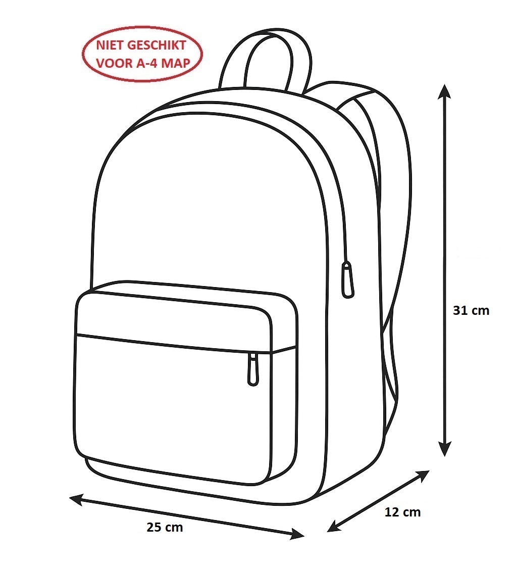 Paw Patrol Peuterrugzak Friends - 31 x 25 x 12 cm - Polyester