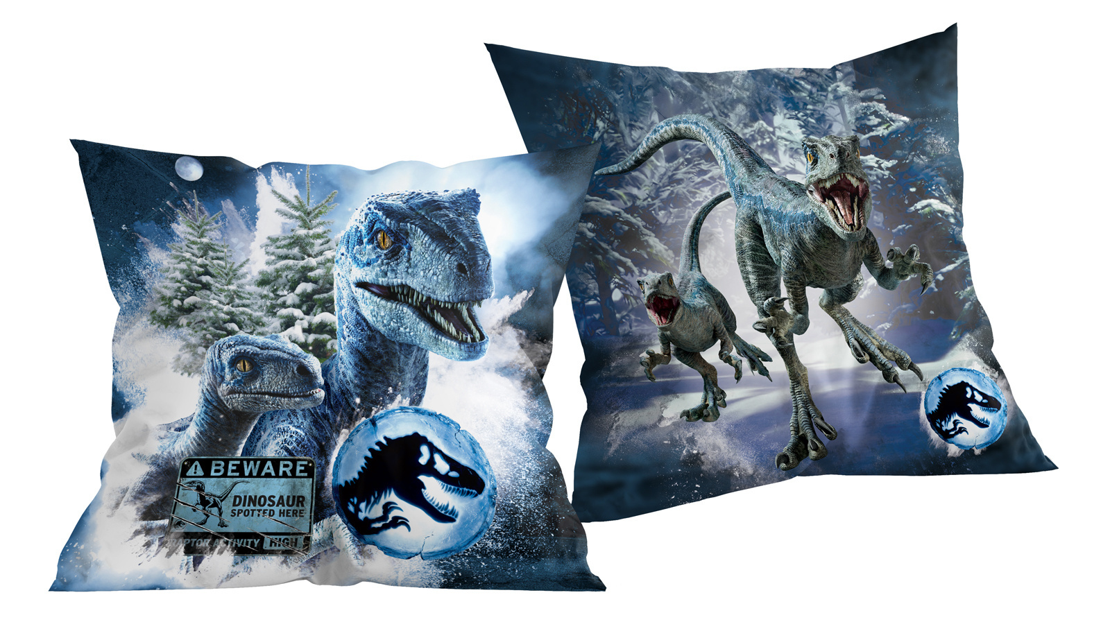 Jurassic World Decorative cushion Beware - 40 x 40 cm - Polyester