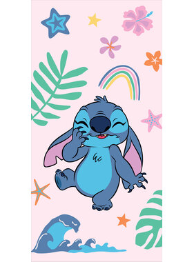 Disney Lilo & Stitch Beach towel Rainbow 70 x 140 cm Cotton