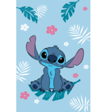 Disney Lilo & Stitch Fleeceplaid Blue - 100 x 150 cm - Polyester