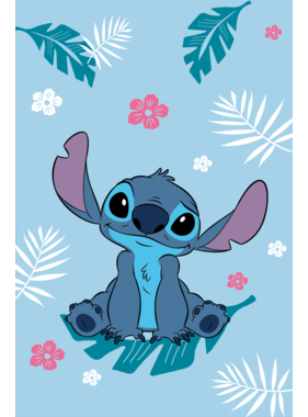 Disney Lilo & Stitch Fleeceplaid Blue 100 x 150 cm Polyester